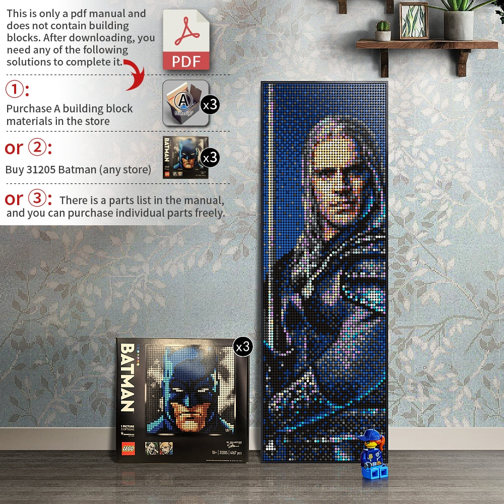 31205-make Henry Cavill - The Witcher