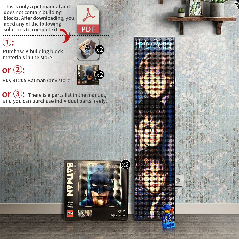 31205-(Harry Potter)(Ron Billius Weasley)(Hermione Jean Granger)