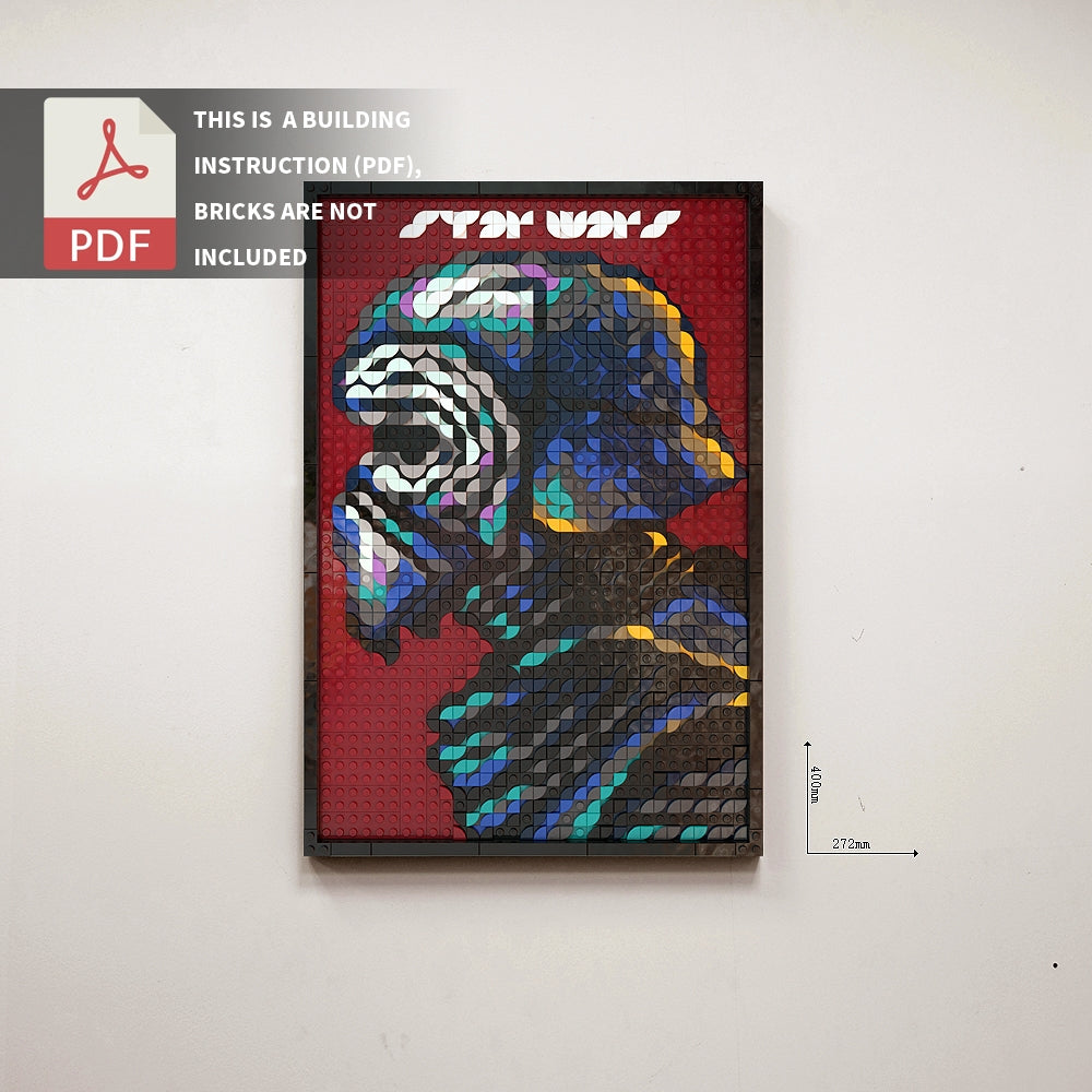 Pop style pixel art-Kylo Ren