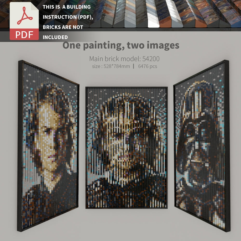 double art-Anakin Skywalker-Darth Vader