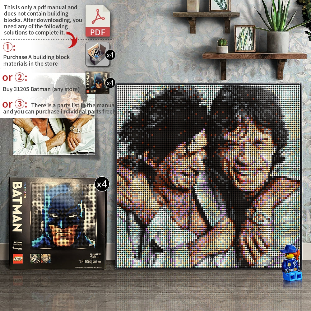 31205-Keith Richards + Mick Jagger