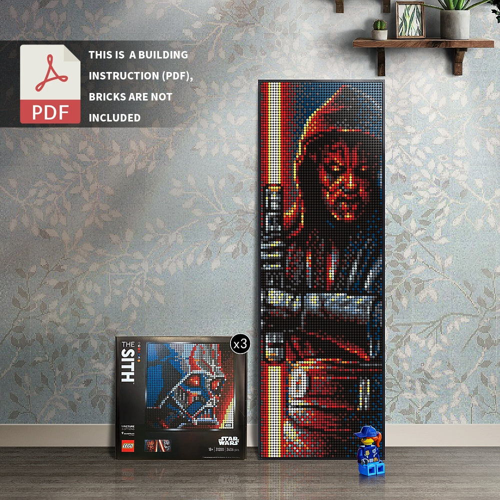 HOT Sith Lego Star Wars Darth Vader Art Darth Maul Lego Darth