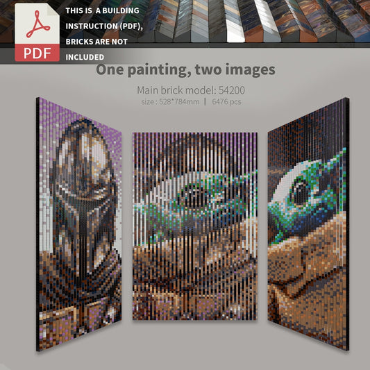 double art-mandalorian+Grogu
