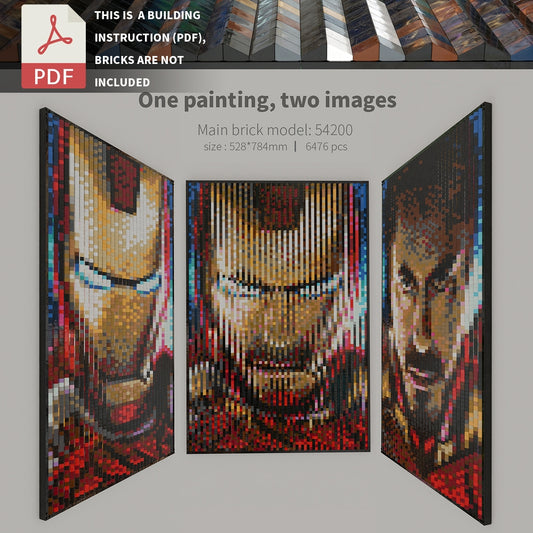 double art-Tony Stark-Iron Man