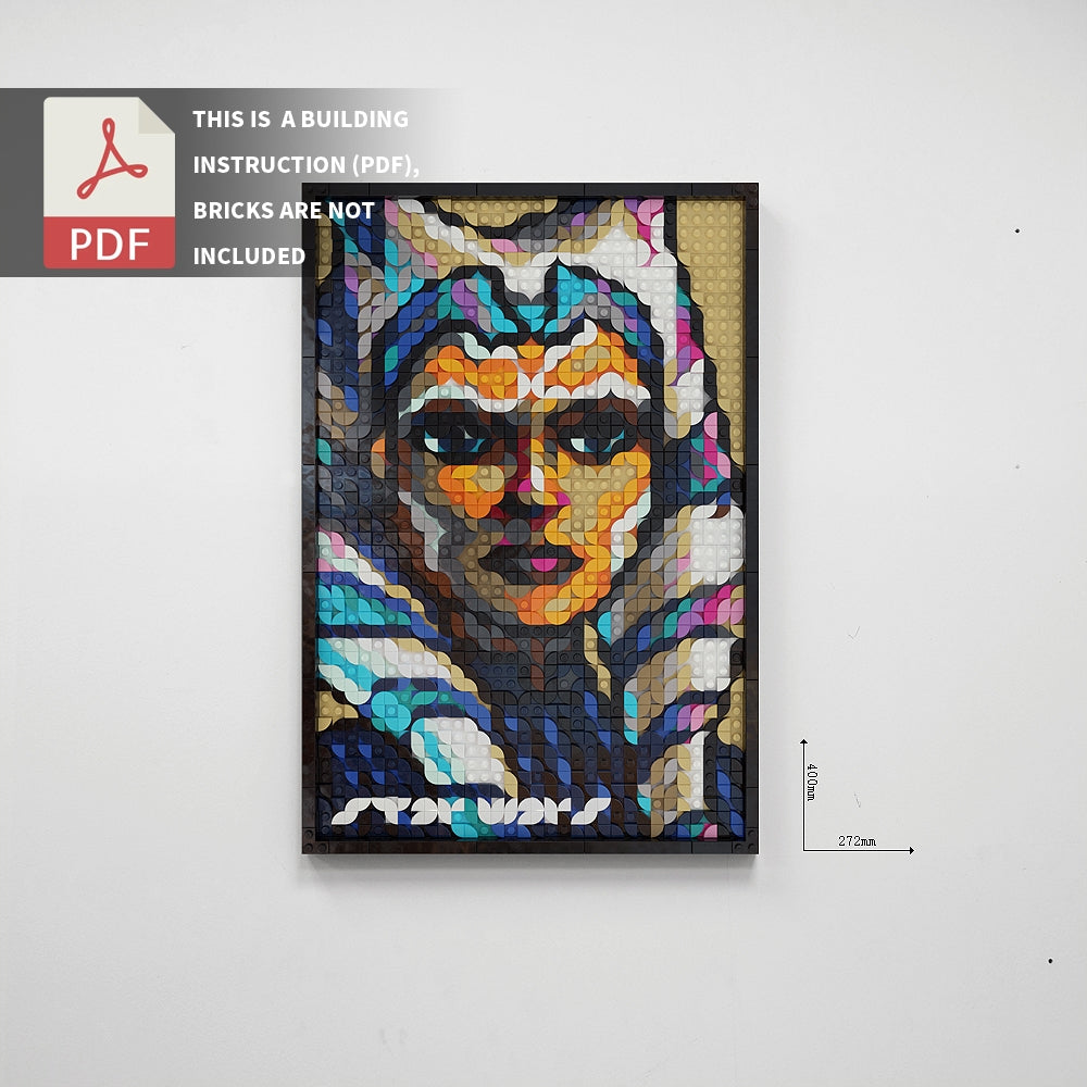 Pop style pixel art-Ahsoka Tano