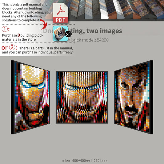 double art-Tony Stark-Iron Man-2