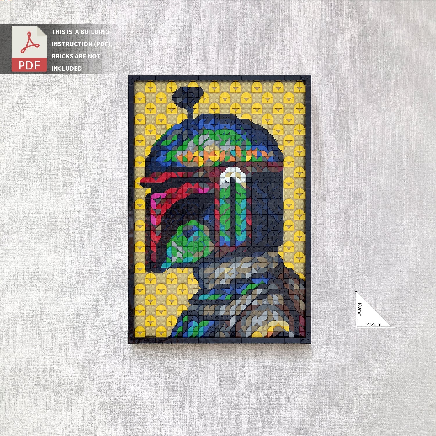 Pop style pixel art-boba fett – kaoshezd