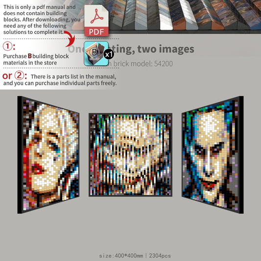 double art-the joker+Harley Quinn
