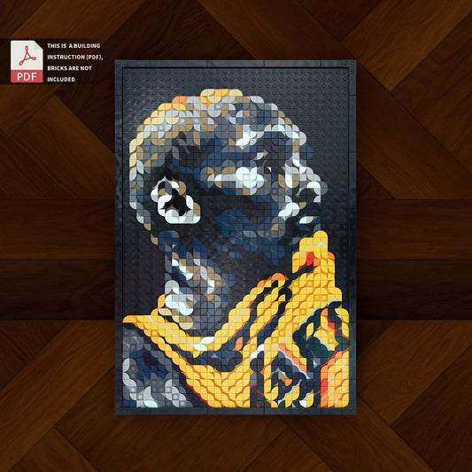 Pop style pixel art-kobe