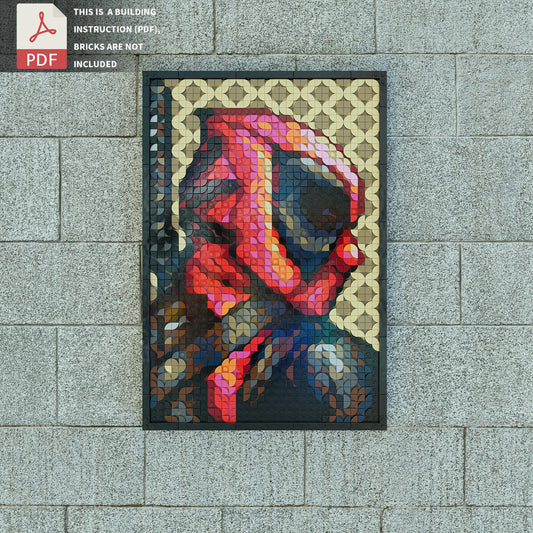 Pop style pixel art-Deadpool