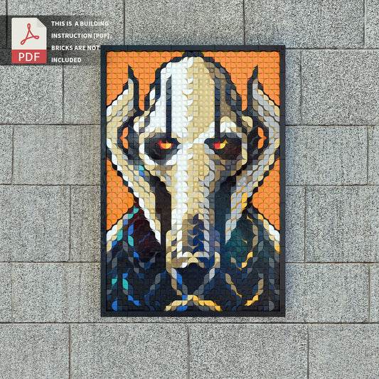 Pop style pixel art-General Grievous