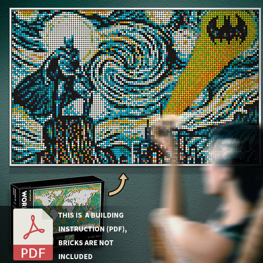 31203-Van Gogh and Batman Theme